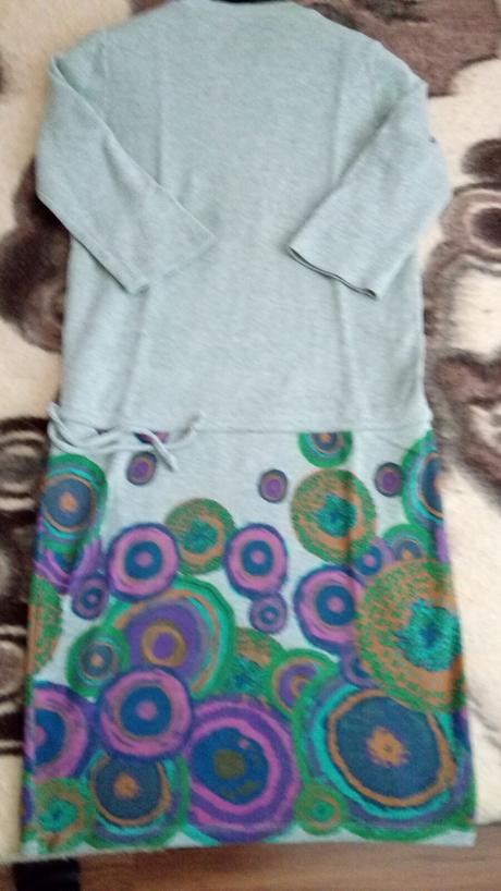 Bavlnené sivé šaty, bonprix,38