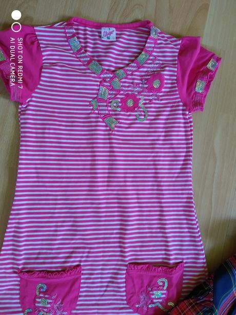 Šatky veľ.134/140, h&m,134