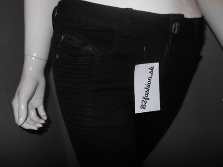 Prešívané rifle so zipsami, 36 / 38 / 40