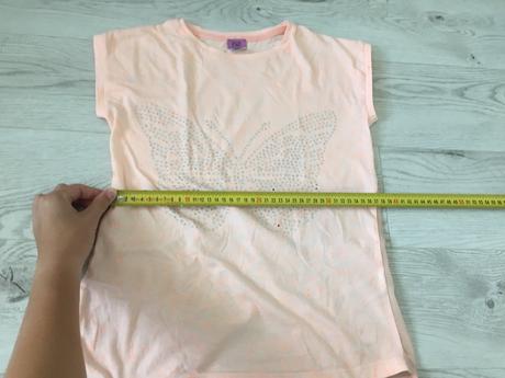 Tričko s trblietavým motýlikom, f&f,158