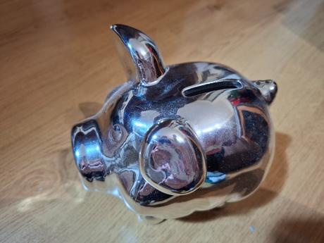 Keramická/hlinená pokladnička,