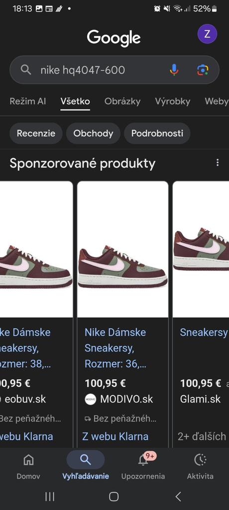 Tenisky nike air force, nike,39