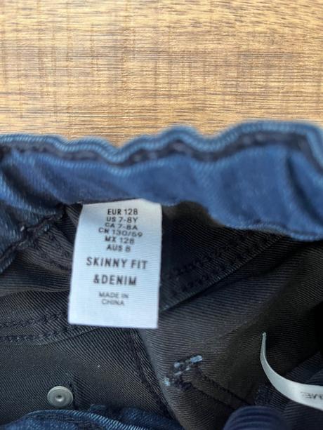 Dievčenské rifle, denim,128