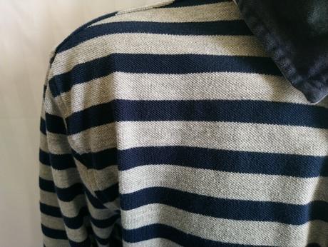 Pánske modro sivé tričko, casual, l