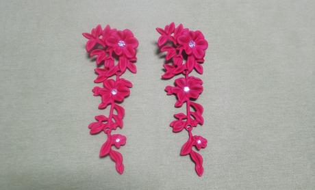 Náušnice červené, 