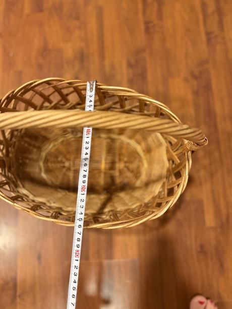 Veľký prútený košík pevný, 