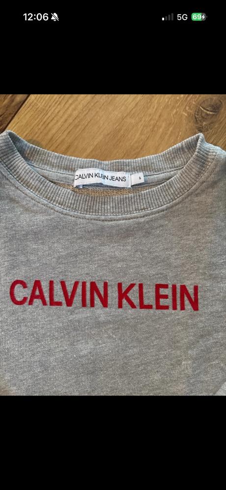 Detská calvin klein mikina, calvin klein,116