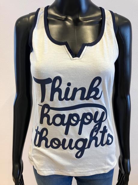 Dámske bielo-modré tričko s nápisom (38), gate,m