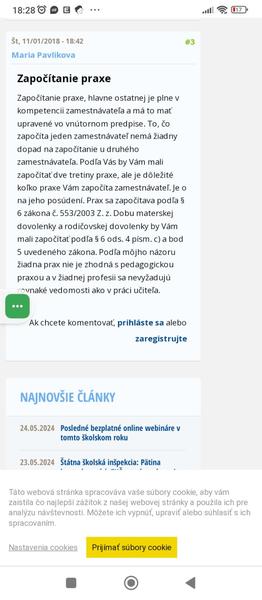 Ako sa správne počítajú roky praxe v školstve?