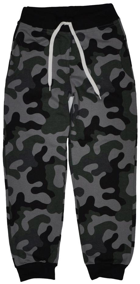 Tenké tepláky -maskáč, 110