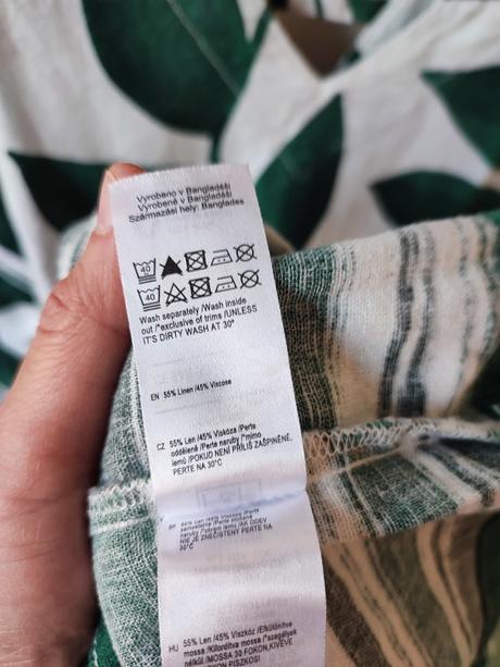 Ľanové šaty s-m, f&f,36