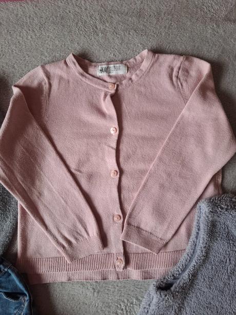 Bolerká, svetrík a sukňa, 104, h&m,104