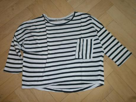 Pásikový croptop, kids,152