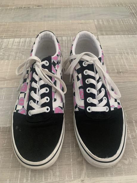 Vans tenisky čierno biele káro, vans,40
