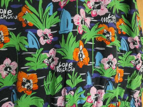 Love moschino ikon damske letne top saticky m/l, moschino,m