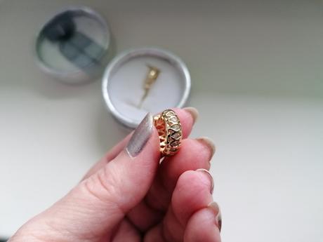 Pozlatené náušnice,