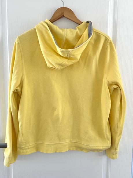 Žltá mikina na zips  sag harbor, l