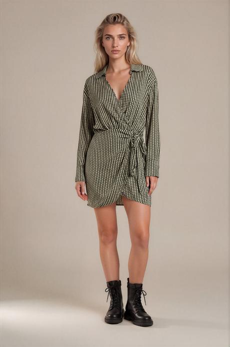 Dámske zavinovacie šaty, h&m,l