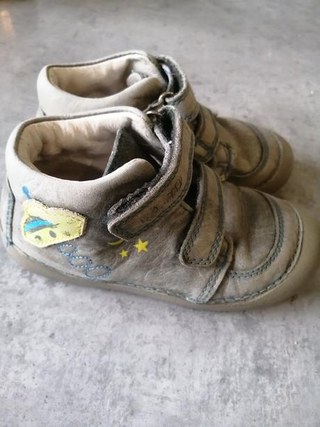 Kožené prechodné topánky d.d.step, d.d.step,24