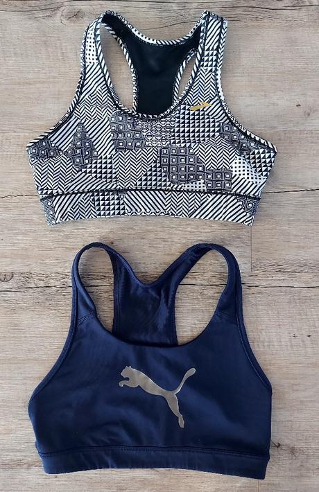 2 športové podprsenky, puma,s