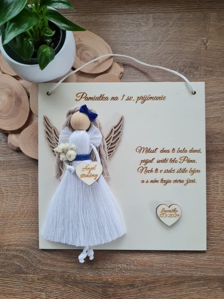 Tabuľka 1 sväté prijímanie  makrame, 