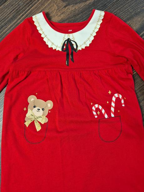 Šaty h&m medovníček/ vianoce, h&m,110