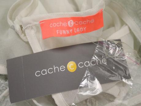 -s gorálkami výšívaný top cache cache veľ. 40, s