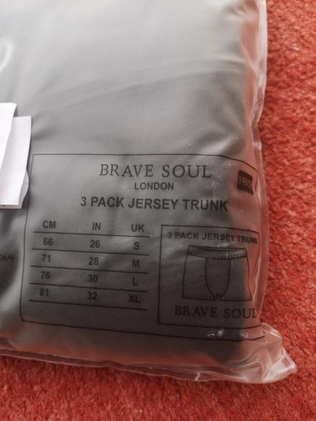 Brave soul london 3ks pánske boxerky veľkosť s, s