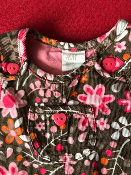 Šatočky menčestrové, zn. h&m c.56, h&m,56