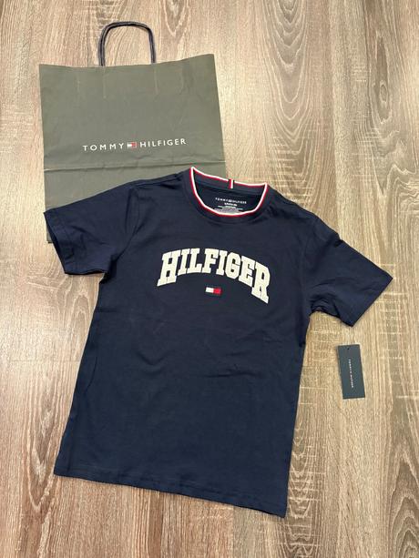 Tommy hilfiger chlapcenske tričko na 8 rokov, tommy hilfiger,128