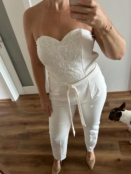 Naf naf smotanový overal, naf naf,40