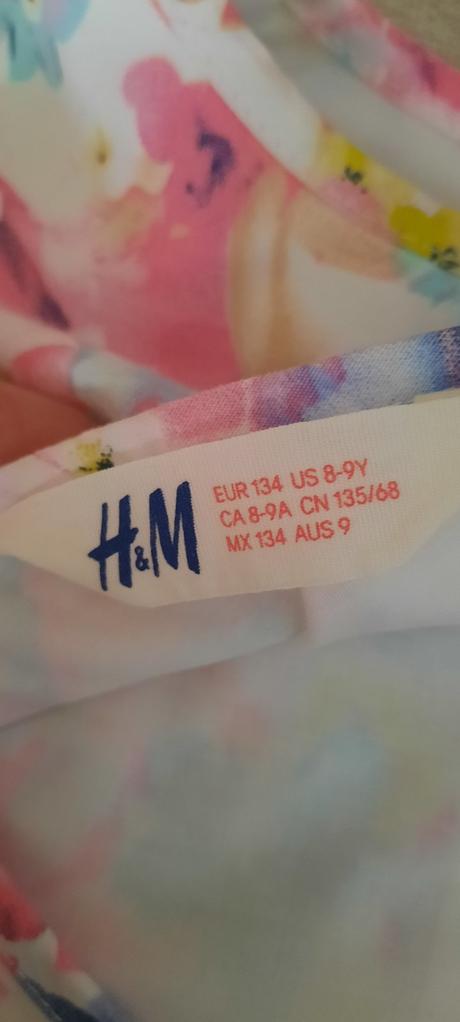 H&m šaty 8-9r., h&m,134