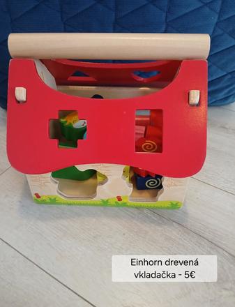 Einhorn drevená vkladačka,
