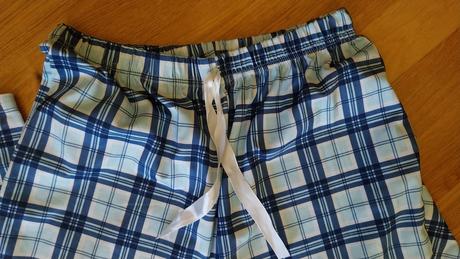 Kárované pyžamové nohavice, m