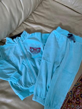 Lupilu tyrkysová  velúrova supravka 12-24, lupilu,92