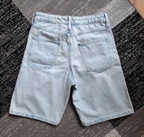 Jeansove sortky loose fit h&m 146, h&m,146