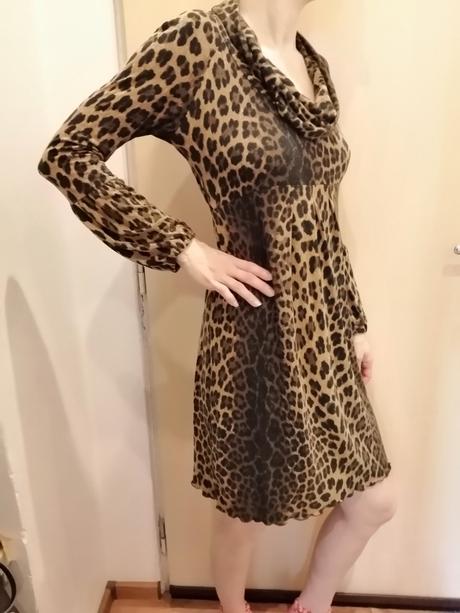 Tigrovane šaty vel.m,l, l