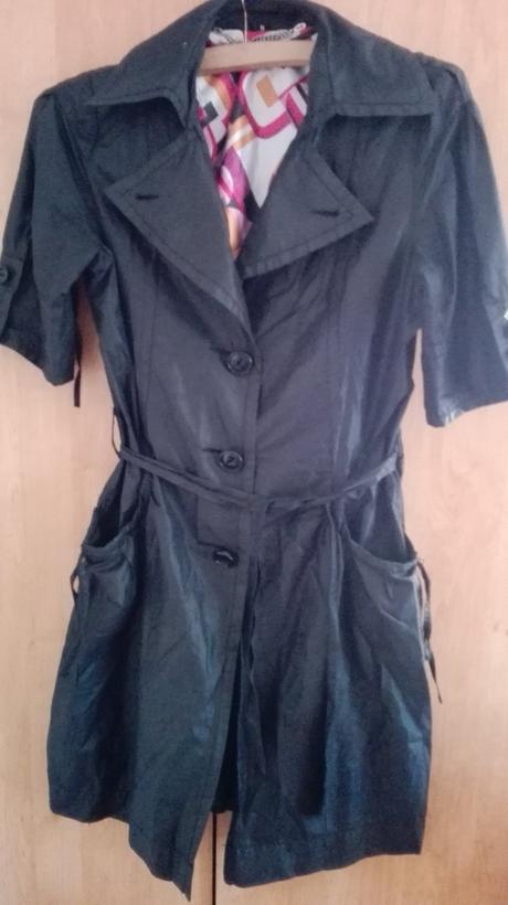 Zaujímavý jarný kabátik, l