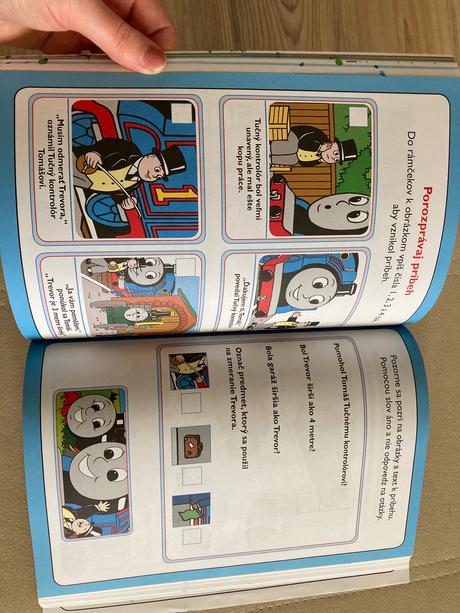 Knihy omaľovánky a úlohy tomáš a kamarati, 