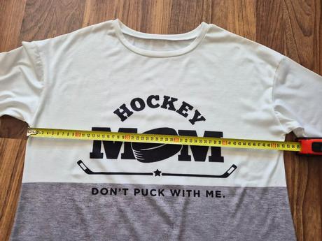 Tričko - tunika hockey mom, s