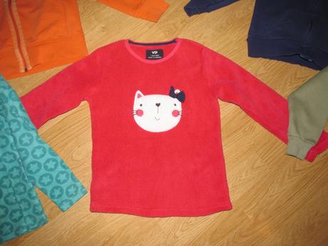 Červená mikinka v. 128, 128