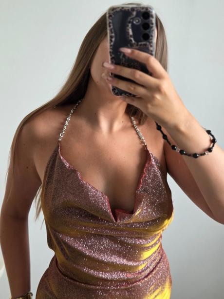 Letné extravagantné šaty s/m, s