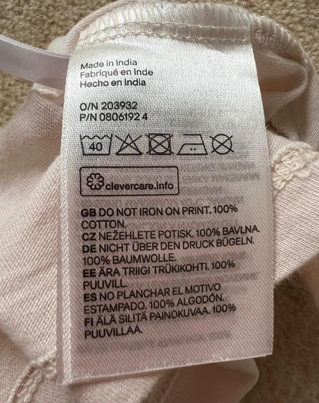 Letné tielko s jednorožcom, h&m,110