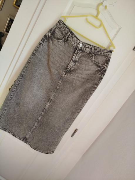 Riflova sukňa hm, h&m,l