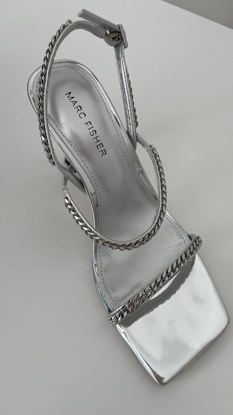 Marc fisher slingback sandále s hranatou špičkou, 37