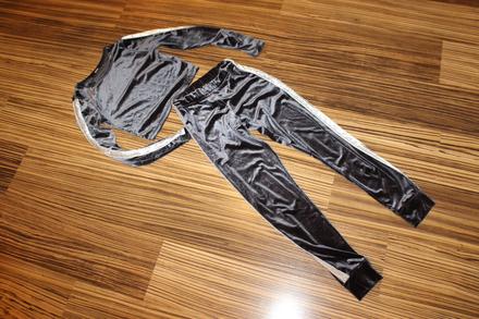 Zamatová súprava bik bok v. xs/s, xs