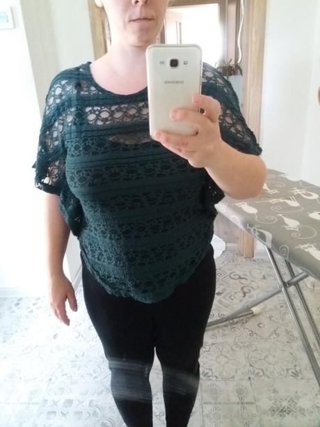 Zelené čipkovane bolerko, m