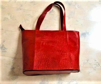 Veľká kožená kabela,