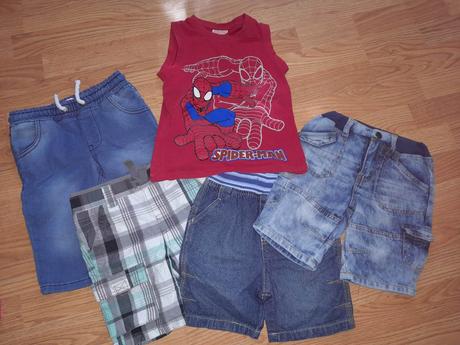 Rifle a tricko,5ks, velkost 104, 104–116