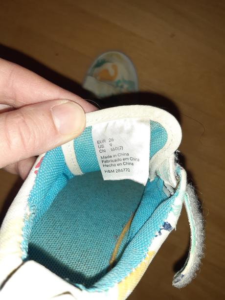 Tenisky/plátenky s dinosaurami 26, h&m,26